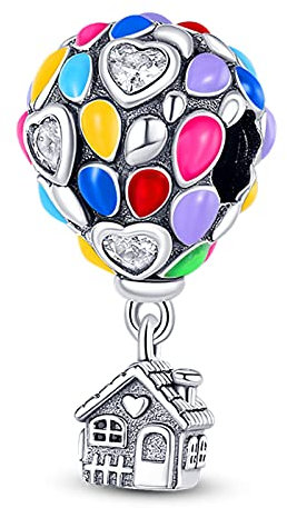 MULA 925 Sterling Silver Charms for Bracelets and Necklaces Lipstick and Bag Dangle Pendants Tower Camera Beads Charms Jewelry for Women Mother