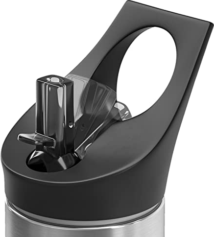BeMaxx Ersatzverschlüsse Zubehör für Bamboo ACTIVE FLASK Trinkflaschen jede Größe (950ml, 530ml) | BPA frei auslaufsicher (Strohhalm Trinkverschluss, Bamboo Flasche)