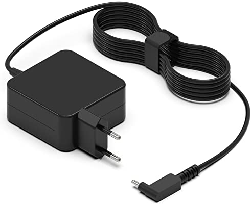 Cargador 45W para Acer Swift 3 1 5 SF314-51 SF314-52 SF314-52G SF114-31 SF114-32 Acer Spin SP314-51 SP315-51 SP513-51 SP513-52 Chromebook CB3 CB5 R11PA-450-26 A13-045N2A Adaptador Corriente Ordenador