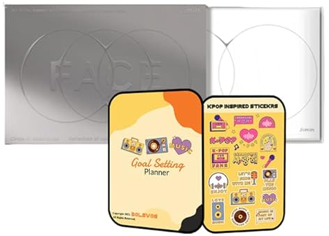 Face BTS Jimin Album [Weverse Album ver.]+Pre Order Benefits+BolsVos K-POP Inspired Digital Planner, Digital Sticker Pack