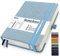 Mlife A5 liniert Journal Notizbuch,360 Seiten Und 100g/M² Tintenfestes Papier,Hardcover Collegeblock Notizblock,Notizbücher Mit Falttasche Für Büro Schule Zuhause Schreiben&Notizen(Hellblau)
