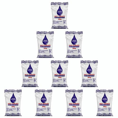 25 Kg Salt Tablets Water Softener Food Grade Compatible to All Water Softner Machines 100% Genuine British Salt Tablet 25KG Of Premium Quality Best For Laundry Kitchen Dish Washing (10)