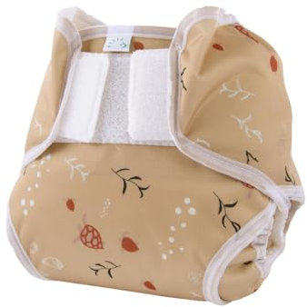 Popolini Popowarp atmungsaktive Überhose, geeignet für alle Saugwindeln. (L - 9-15 kg, Turtle Bay)