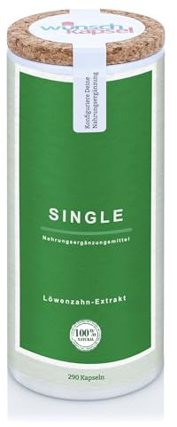 Wunschkapsel SINGLE Löwenzahn Extrakt - 290 Kapseln Inhalt