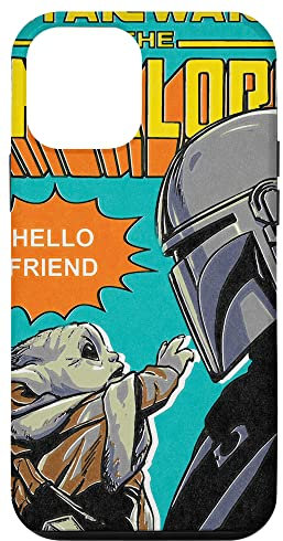 iPhone 12 mini Star Wars The Mandalorian Mando and the Child Comic Cover Case