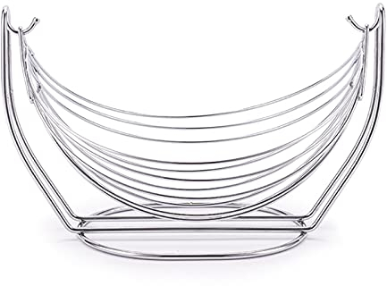 CCYENG Fruit Bowls Metal Swing Fruit Basket Storage Bowl Plate Vegetables Display Stand Rack Kitchen Decoration Fruit Basket