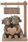 Lesser & Pavey Hughie Hochlandkuh zusammen Figur für Zuhause und Büro, Heimdekoration, Ornamente, Geschenk für Damen und Herren, schöne Figur für drinnen und draußen, Wohnzimmer-Dekor-Ornamente
