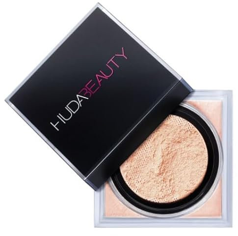 HUDA BEAUTY Original | Easy Bake | Loose Baking & Setting Powder | Poudre libre fixant le maquillage | 20 grammes | PEACH PIE, 20 g (lot de 1)