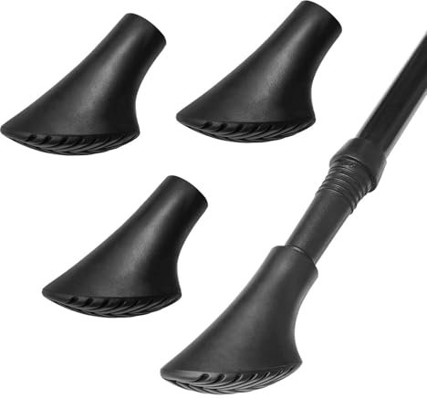 4 Stück Walking Stöcke Gummipuffer,Walkingstöcke für Nordic Walking Stöcke Gummipuffer,Trekkingstöcke Ersatzteile,Gehstock Gummipuffer,Skistöcke Alpenstock Ersatzfüße,Stock Gummistopper Ersatzkappen