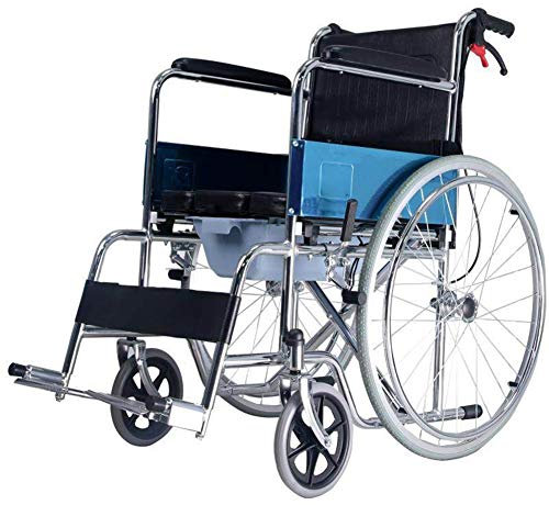 Fauteuils roulants avec toilettes pliables, portables et légers, multi-fonctions, pour personnes âgées
