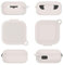 Silicone Protective Case for Amazon All-new Echo Buds Cover, Bluetooth Headset Shell Skin, Simple Solid Color Soft Earphone Cover Sleeve for All-new Echo Buds Earbuds Accessories (white)