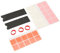 M.2 SSD Heatsink, Brass, Graphene, 20 Silicon Pads, 10 Double Sided Adhesive Tapes, 3 Silicone Rings, Slim Copper Heat Sink for Cooling Laptop M2 NVMe 2280 SSD with Fan