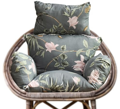 Kissen für Hängesessel - Kissen für Hanging Egg Chair - Hängekorb-Stuhl-Sitz für Patio-Hinterhof-Ergonomisches Kisen