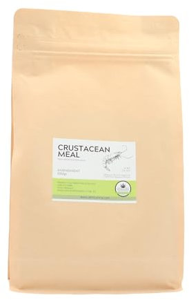 ALMICANNA: Crustacean Meal 500g - Krustentiermehl für Cannabispflanzen in der Blütephase - Organischer NPK-Dünger mit Chitin - Kompoststarter