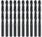Misuyue 3mm HSS Metal Drill Bits, 10pcs Carbide Drilling Bit Sets, Twist Drill Bit suitable for Copper Aluminium Iron Plastic, Wood Drilling Bits