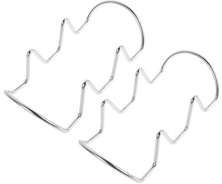 ABOOFAN 2pezzi Porta Vini Scaffali Per Ripostiglio Portabottiglie Da Banco Argento Supporto Bottiglia Vino Organizer Tavolo Bancone Rastrelliera Appendiabiti Mobiletto