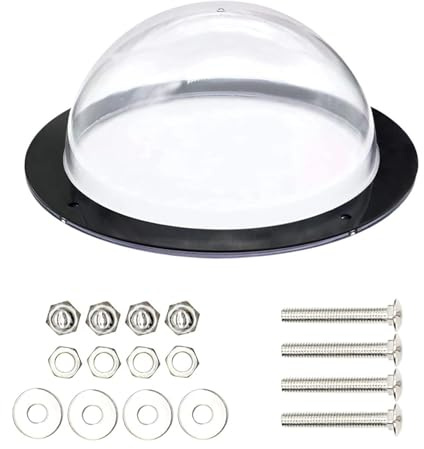 Clear View pet Window, Dog Window For Fence Porthole Pet Acrylic Dome Supply Clear View
