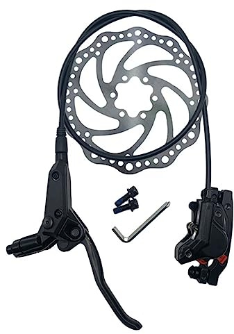 1 Satz hydraulische Scheibenbremsen for Mountainbikes – Doppelkolben-Vorderradbremse mit 800-mm-Bremsleitung – Ölbremse aus Aluminiumlegierung for MTB(Type B)
