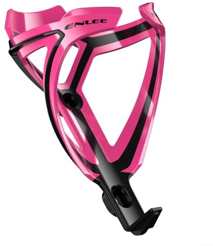 JoyousMall Mountain Bike Water Bottle Holder, Two-Colour Ultralight Fibreglass Cup Bracket for Cycling Drink Bottle Cage(Pink)