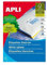 Apli 1273 - Pack 100 weiβe Etiketten für Drucker 70X37