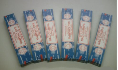 Räucherstäbchen Nag Champa, 6 Pack. á 15 g