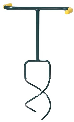 Leborgne, Aérocompost NaturOvert, Vert, Guidon en S permettant Une réduction de l'effort et Un Confort d'utilisation, Dents profilées, Idéal pour mélanger Le Compost