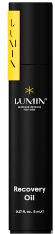LUMIN After Hours Recovery Oil für Männer - Gesichtsöl gegen trockene und gestresste Haut - Anti Aging Pflege aus Korea - Leichtes nicht komedogenes Pflegeöl - Reisegröße 8ml für unterwegs