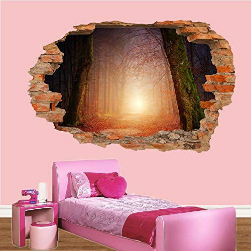 Wandtattoo SONNENSCHEIN IN MYSTIC WALL STICKERS 3D KUNST MURAL DECAL OFFICE HOME DECOR