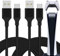 Primicity PS5 Controller Charger Cable 2 Pack-PS5 Charging Cable (3M Extra Long) for DualSense Controller - (10FT) USB to USB-C Ps5 Charger Wire - Black Nylon Braided - UK Seller