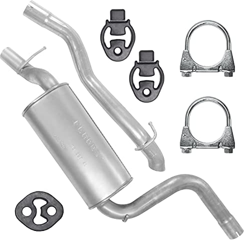 Adamot Schalldämpferset Auspuffanlage Auspuff für 2.0 TDCI Ford Focus II 2 MK2 Fließheck, Focus C-Max I 1 MK1