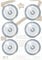 Tommee Tippee Advanced Anti-Colic Baby Bottle Teats, Breast-Like, Soft Silicone, Fast Flow, 6m+, Pack of 6,Clear
