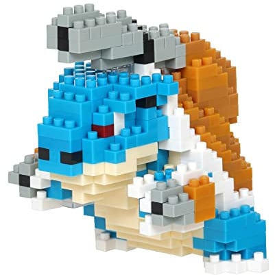 Nanoblock Klemmbaustein Set Pokémon MEGA-Blastoise 250 Teile, Geschicklichkeitslevel 2, NBPM-093