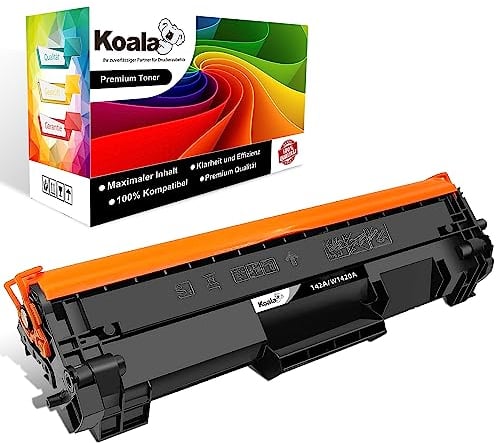 Koala 142A 142X Toner Kompatibel Tonerkartusche als Ersatz für HP Toner 142A W1420A W1420X Schwarz für HP Laserjet MFP M139w M140w M110w M110 M140 M139 M139we M140we M110we (KEIN CHIP, 1-Pack)