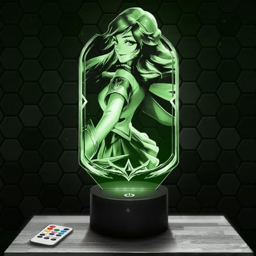 Lampe LOL Lux deko Zimmer Junge Lampe 3D LOL Luxobjekt Gaming Gamer Videospiele Geschenk gedämpftes Licht Nachtlicht deko Büro. Eigenartig Geschenk Weihnachten Teenager