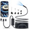 Lovcoyo Endoscopique Caméra d'inspection de Serpent 1920P, 3 en 1 USB Camera Endoscopique, Endoscopique Type C de portée avec 8 lumières LED pour Smartphone Android et iOS, iphone, iPad, (16,5 FT/5M)