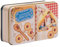 POWERHAUS24 Mini-Blechdose Backbuch Homemade Biscuits, Pralinendose, Geschenkbox, Aufbewahrung für kleine Küchenutensilien, lebensmittelecht, ca. 14 x 9 cm, Specialedition inkl. 2 Rezepte