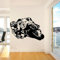 MIXUEXUNLU Motorrad-Aufkleber, Wandkunst-Aufkleber, Motorrad-Motorrad-Rennsport, Motorrad-Aufkleber, Wohnzimmer, Kinderzimmer, Heimdekoration