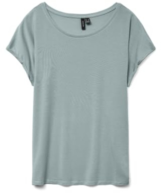 VERO Moda Damen Vmava Plain Ss Top Gajrs Noos T-Shirt