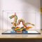 Boîte de présentation en acrylique pour Lego 80112 - Dragon porte-bonheur - Nouvel An chinois - Boîte de présentation transparente anti-poussière - Compatible avec kit de construction Lego 80112
