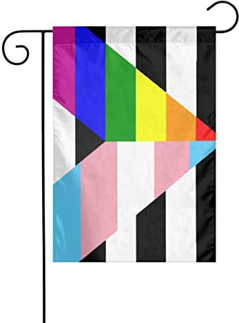 Straight Ally Flag, Trans Pride Month, LGBT-Gartenflagge, perfekte Dekoration für den Hof, 30,5 x 45,7 cm, doppelseitige Außendekoration, Party- und Bauernhaus-Dekor, Banner