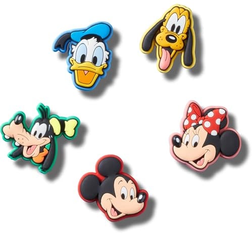 Crocs Jibbitz Charms, Mickey Friends Colorful 5 Pack