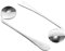 GRADENEVE Juego de Cucharas Adaptables de Uso Diario Cuchara para Zurdos para Mayores Utensilios Pequeños para Mayores Cuchara Curva de Acero Inoxidable