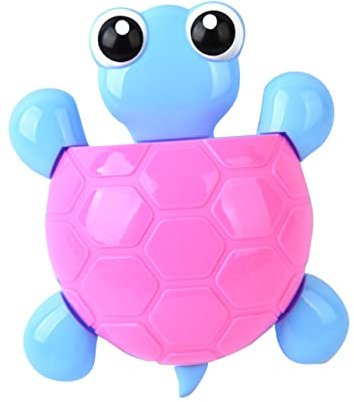 Alipis 2stücke Zahnbürstenhalter Mit Saugnapf Waschtisch-zahnbürstenhalter Zahnpastahalter Schildkröte Wandhalterung Hänge Organizer Für Badezimmer