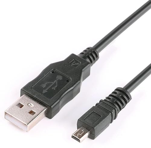 Rlltogto USB Charger +Data Cable for Casio Camera Exilim EX-ZS20 EX-N5 EX-N20 EX-N50