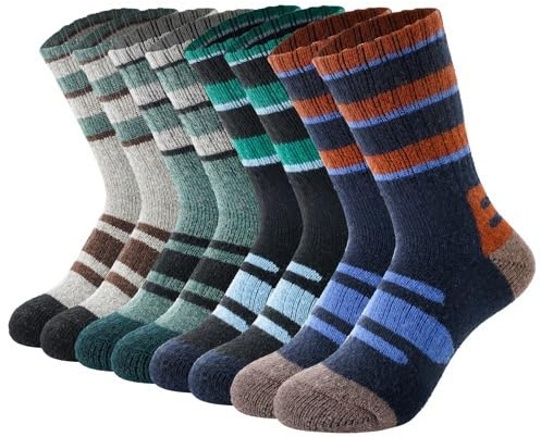 BONANGEL Chaussettes Laine Mérinos Enfant Thermique pour Garçons Filles