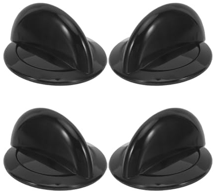 POPETPOP Slow Cooker Knob Replacement Set, 4Pcs Adjustable Temperature Control Knobs Black Compatible with Crockpot Scv700-Ch-Br, Supporting Family Meals and Relaxed Solo Cooking