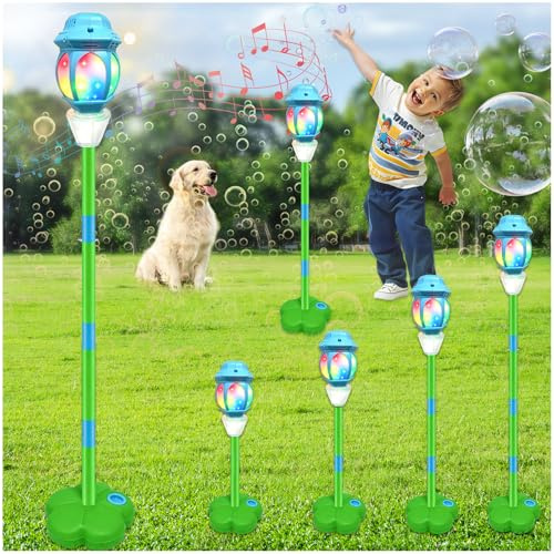KutaKuta Machine à Bulles Sur Pied,Générateur De Bulles Automatique Support Réglable En Hauteur Grande Capacité De Diffusionidéale Pour Les Fêtes D'anniversaire Des Enfants D'âge Préscolaire Le Jardin