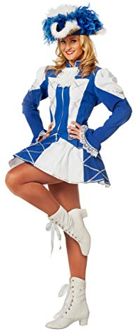 Stekarneval Damenkostüm Tanzmariechen Blau, Gr. 46