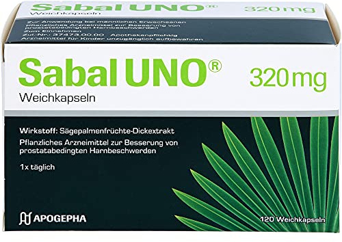 Sabal Uno 320 mg Weichkapseln, 120 St. Kapseln