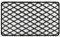 Douceur d'Intérieur, Tapis Rectangle (34 x 58 cm) Grille Noir, PVC